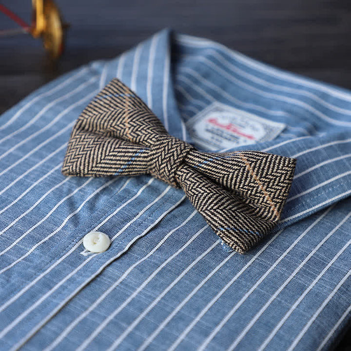 Herren Simple Tweed Wollmischung Fliege