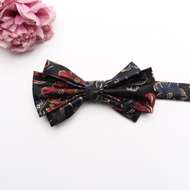 Herren Anzugfliege mit Fangled Jacquard Textur