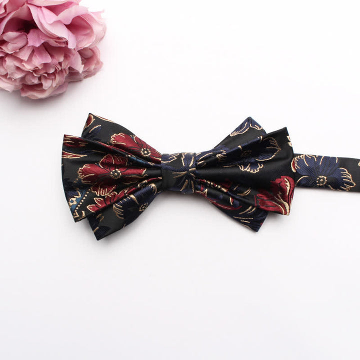Herren Anzugfliege mit Fangled Jacquard Textur