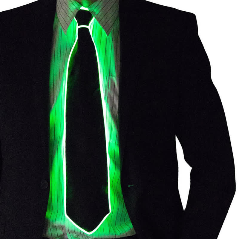 Lustige Neon-LED-Bunte Leuchtende Krawatte