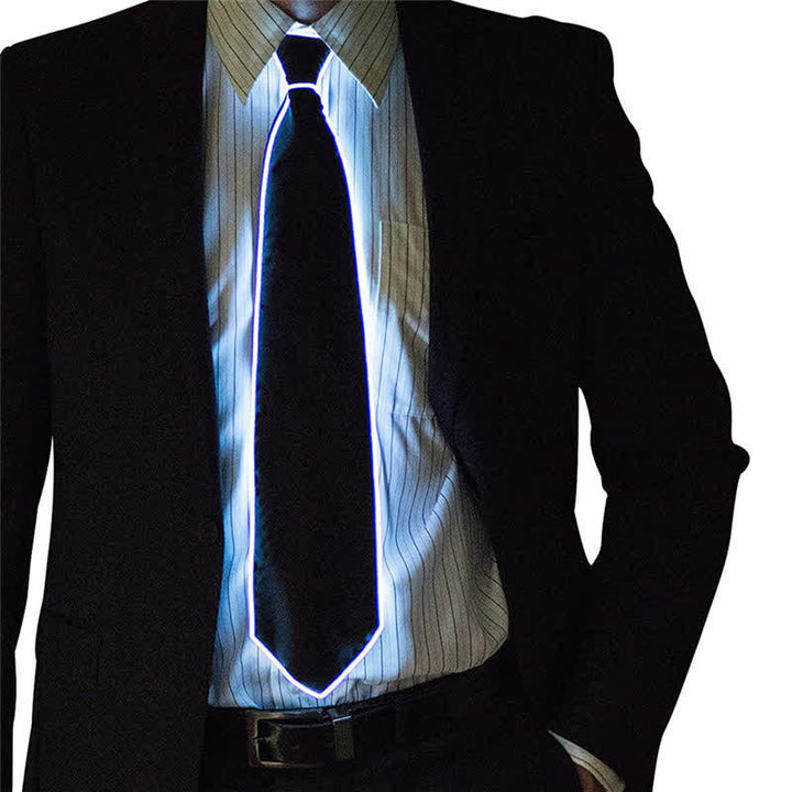Lustige Neon-LED-Bunte Leuchtende Krawatte