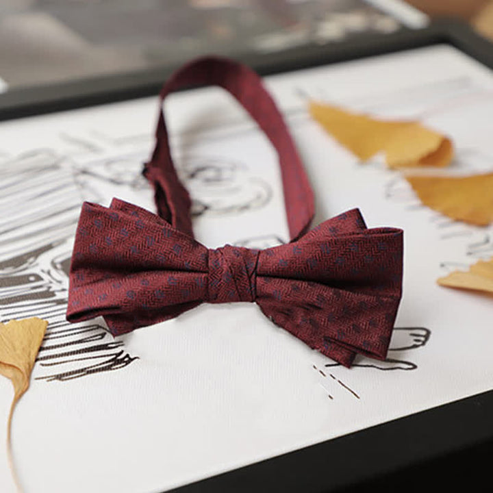 Herren-Fliege der Burgundy-Serie