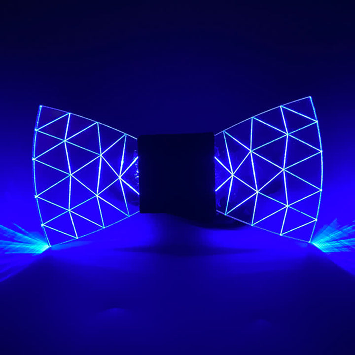 7 Farben Neon LED Diamantmuster Acryl Fliege
