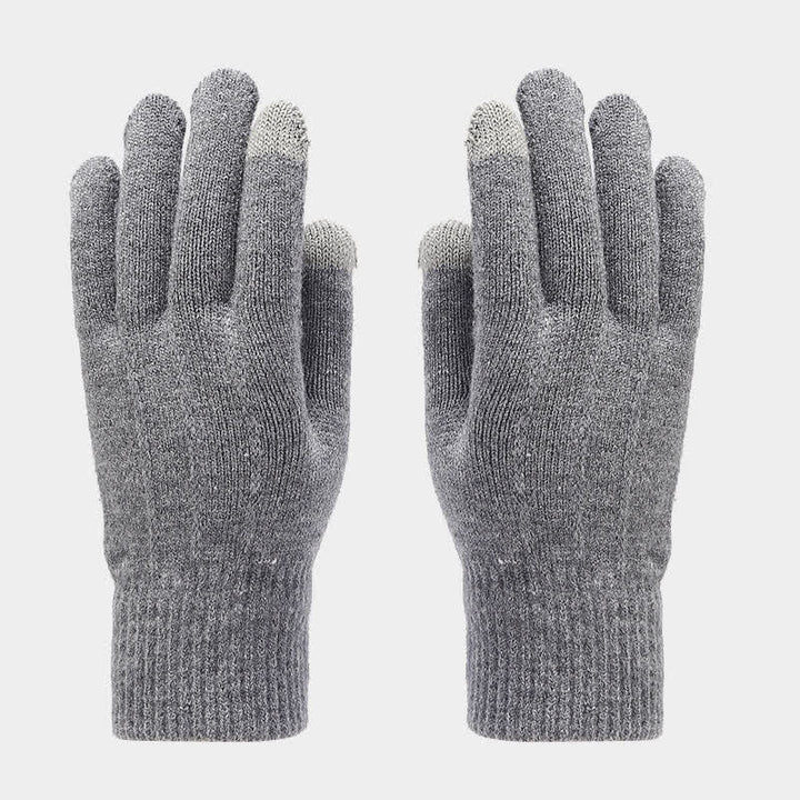 3er-Set Unisex Klassischer Vielseitiger Hut Schal Handschuh Set