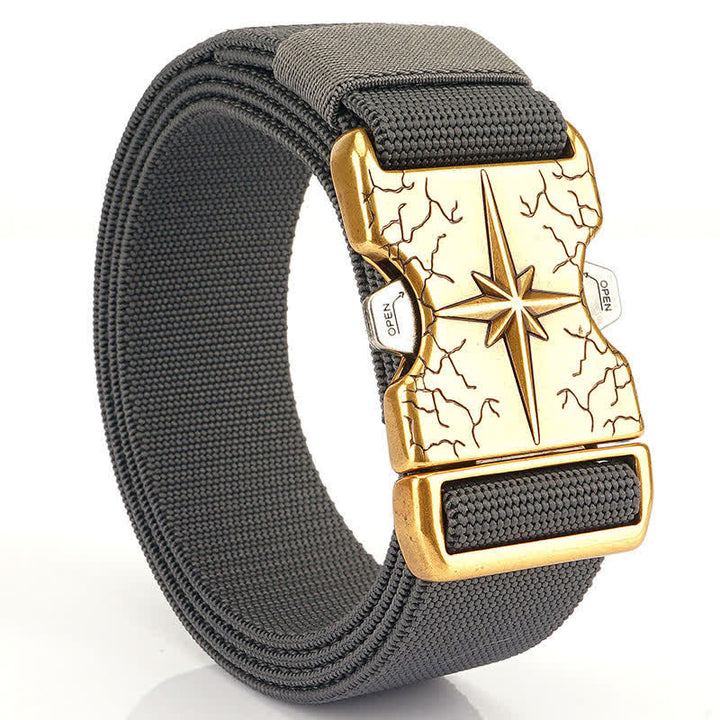 Herren Taktischer Schnellverschluss Elastischer Canvas Gürtel