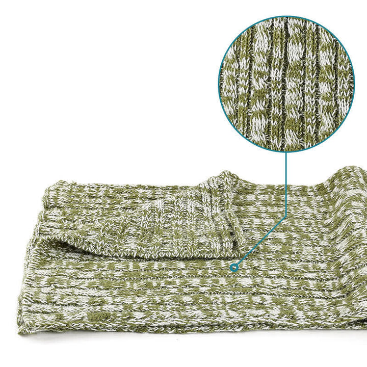 3-teiliges Unisex-Set aus stilvoller Mütze, langem Schal und Touchscreen-Handschuhen