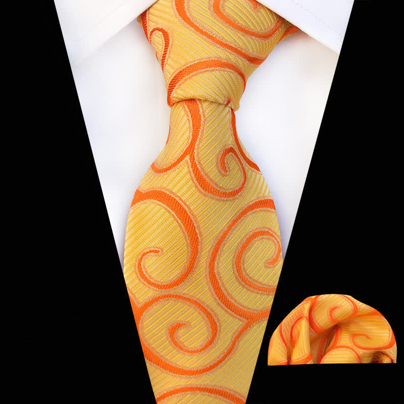 2 Stück Herren Krawatten Set mit Blumenmuster