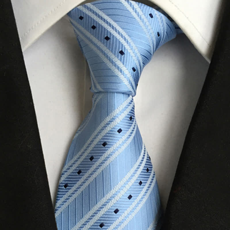 Moderne Business-Krawatte für Herren im Karo-Look
