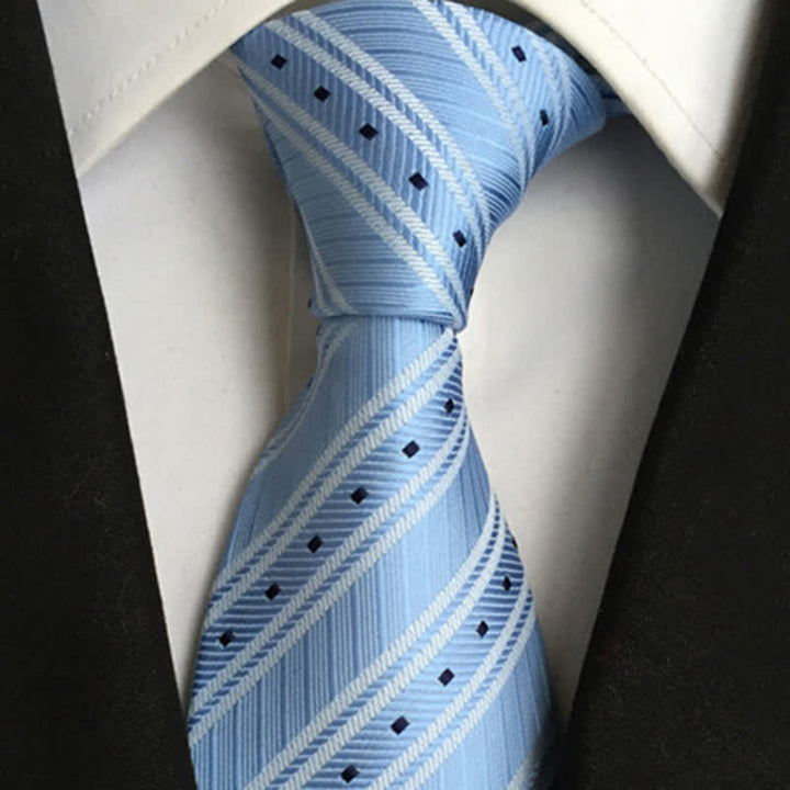 Moderne Business-Krawatte für Herren im Karo-Look