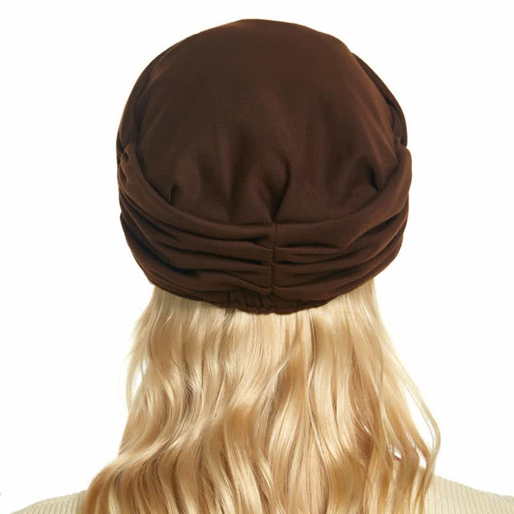 Damen-Weichrandhut mit Falten Baseballmütze