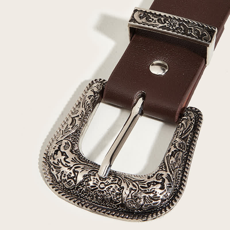 Atemberaubender Ledergürtel im Punk-Stil mit Nieten für Damen