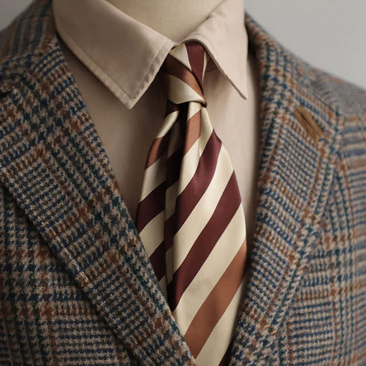 Klassische tägliche Bürokrawatte für Männer mit Streifen