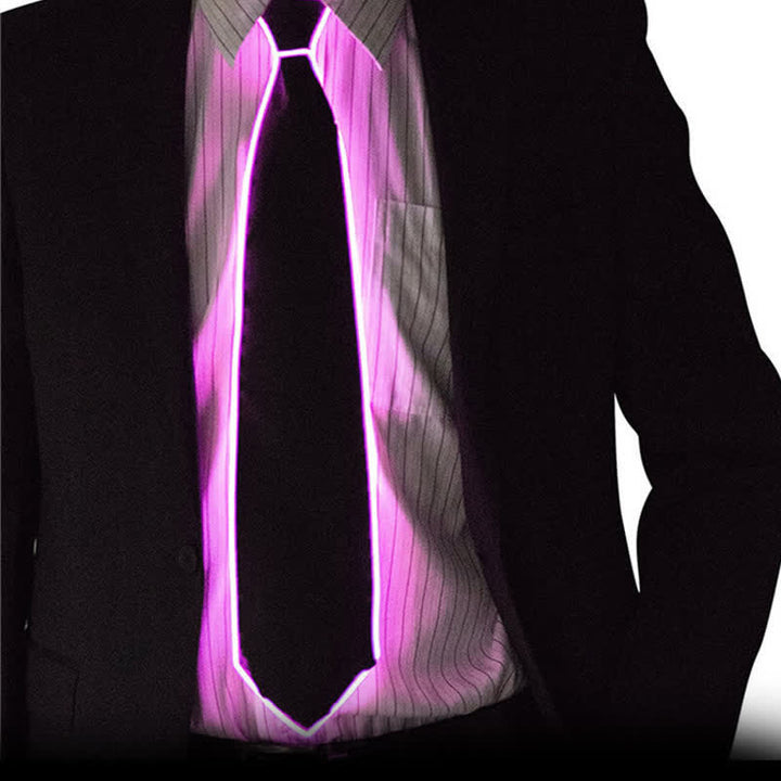 Lustige Neon-LED-Bunte Leuchtende Krawatte