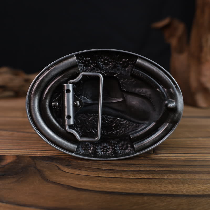 DIY Cowboy-Hut für Männer mit Türkisstein-Schnalle und Ledergürtel