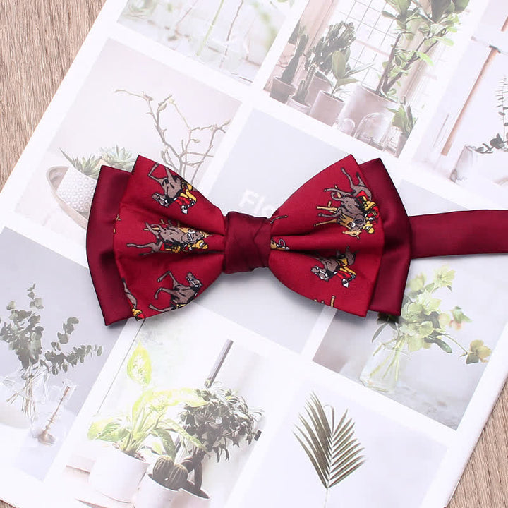 Vintage-Pferderennen-Haiflosse-Fliege für Herren