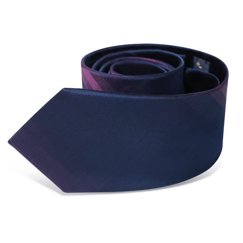 Herren Krawatte aus Maulbeerseide, Farbverlauf Lila