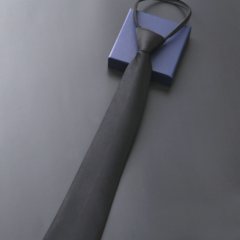 Offizielle Reißverschlusskrawatte für Männer Hochzeitskrawatte