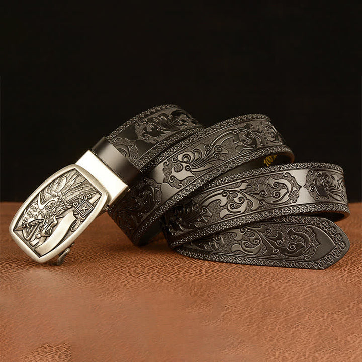 Amerikanische Flagge Adler Leder Gürtel für Männer