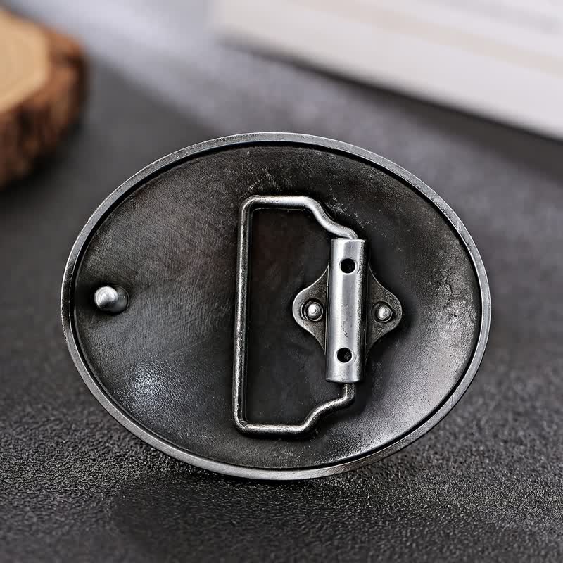 DIY Cowboy Ledergürtel mit amerikanischer Flaggen Schnalle für Männer