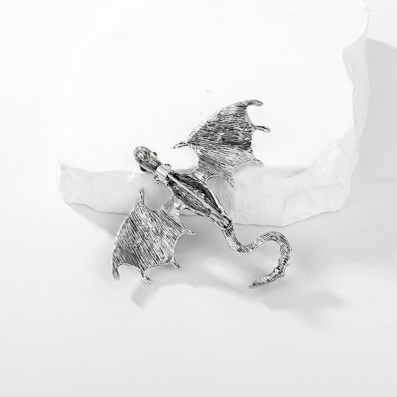 Unisex-Legenden-Fliegender-Drache-Brosche