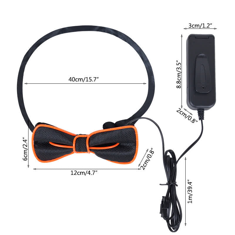 Herren LED Leuchtende Fliege