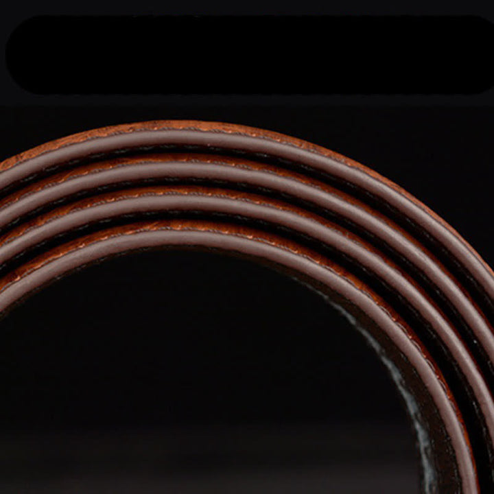 Herren-Ledergürtel mit Krokodilmuster von Pack Of Wolves