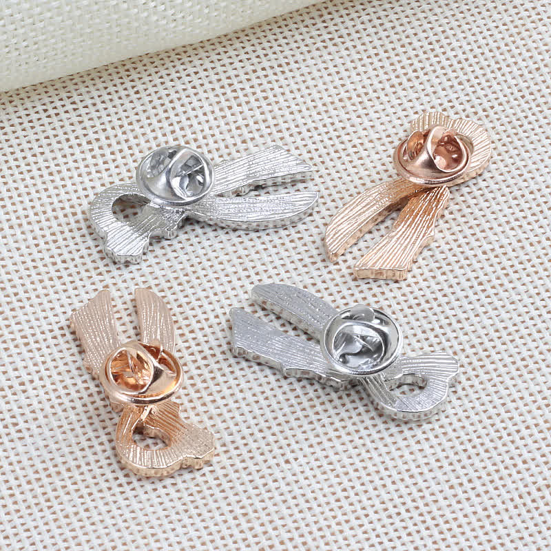 Brosche mit Welpenpfotenabdruck-Band für Frauen