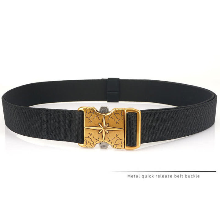 Herren Taktischer Schnellverschluss Elastischer Canvas Gürtel