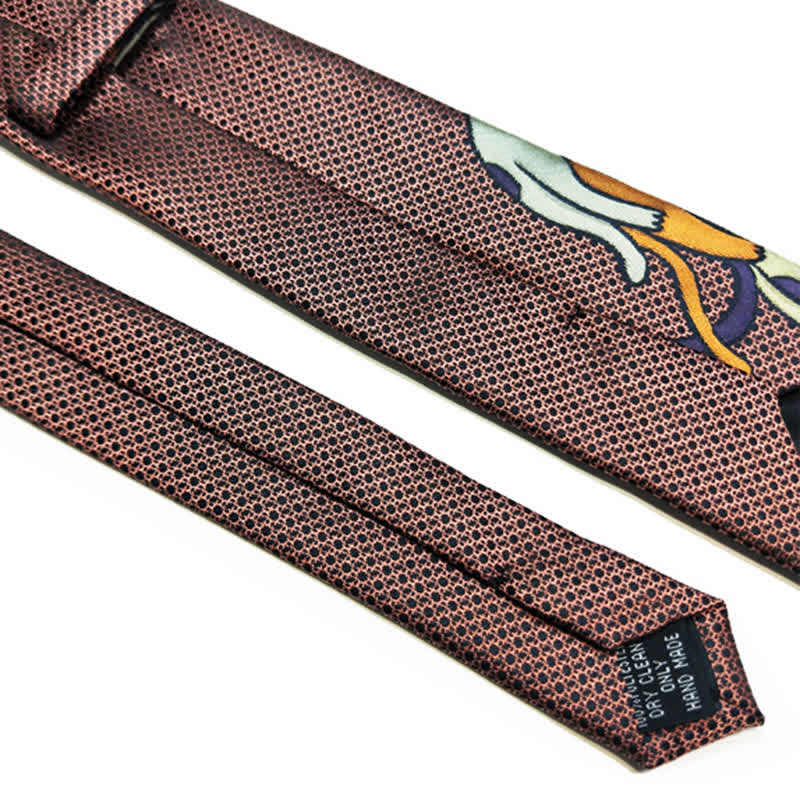 Lässige Herrenkrawatte mit süßen sich kuschelnden Katzen