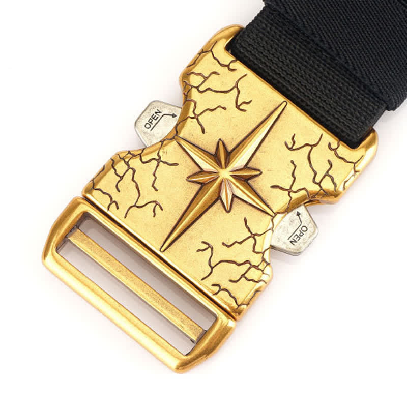 Herren Taktischer Schnellverschluss Elastischer Canvas Gürtel