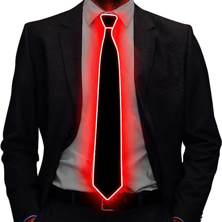 Lustige Neon-LED-Bunte Leuchtende Krawatte
