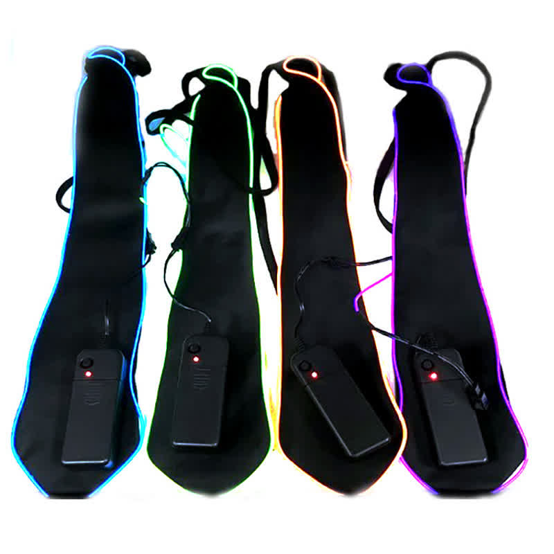 Lustige Neon-LED-Bunte Leuchtende Krawatte