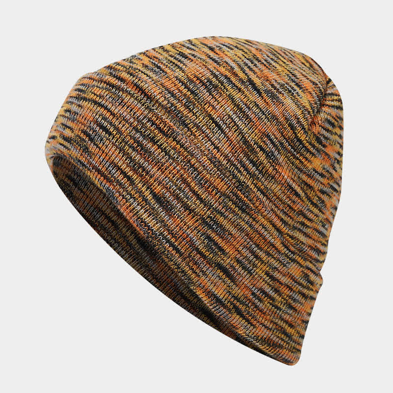 3-teiliges Unisex-Mehrfarbiger Hut-Schal-Handschuh-Set