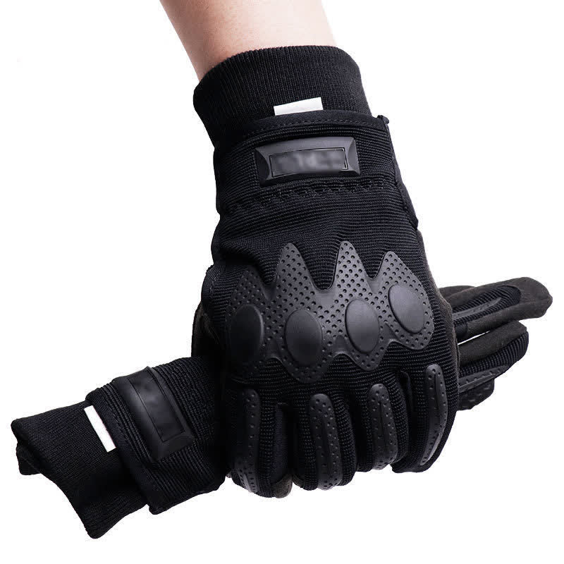 Outdoor-Bergsteigen Vollfinger Schwarze Taktische Handschuhe