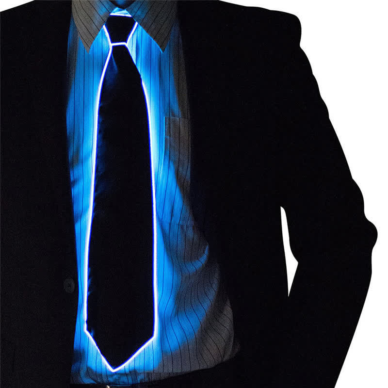 Lustige Neon-LED-Bunte Leuchtende Krawatte