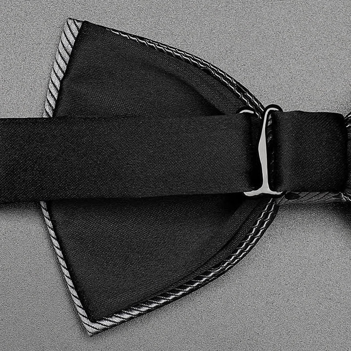 Klassische graue gepunktete Fliege für Herren