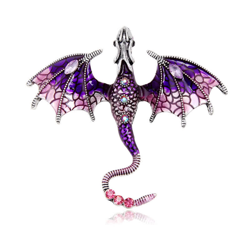 Unisex-Legenden-Fliegender-Drache-Brosche