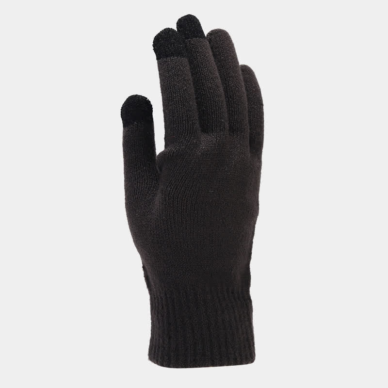 3-tlg. Unisex Solid Color Twill Mütze Schal Handschuhe Set