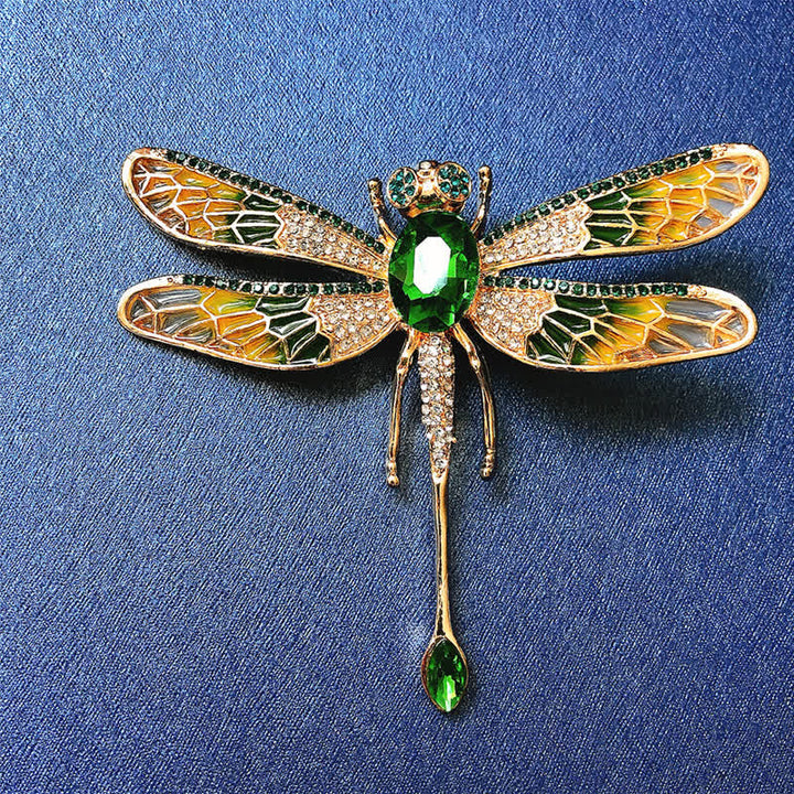 Luxuriöse Frauen-Palast-Libellen-Strassbrosche