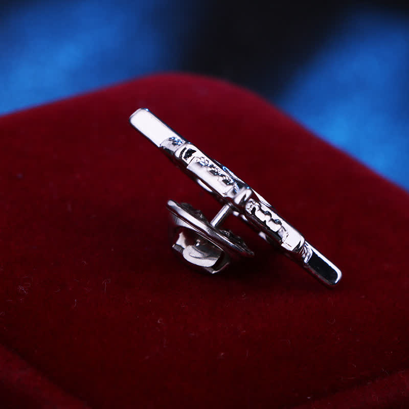 Männer Sternenschiff Ankerbrosche