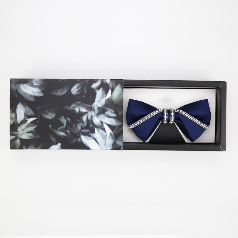 Elegantes Herren-Ketten-Fliege-Taschentuch