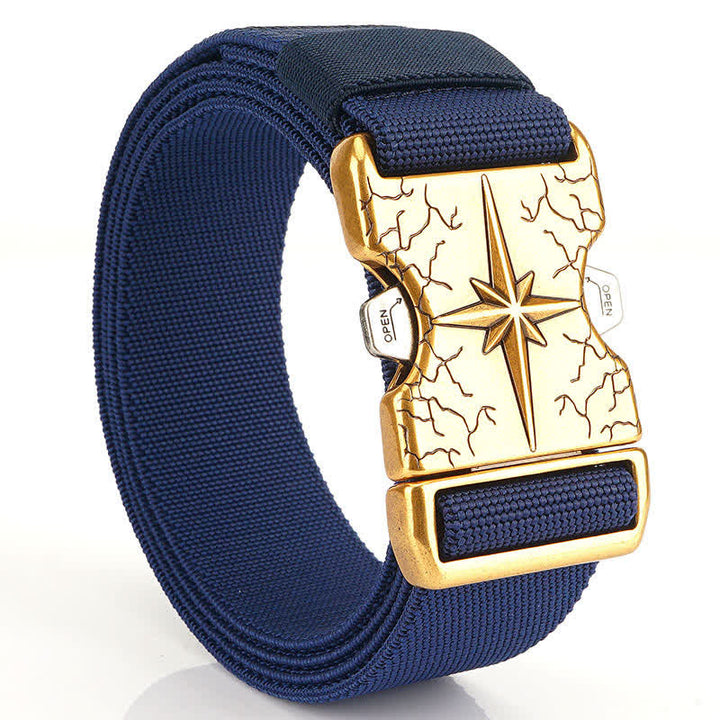 Herren Taktischer Schnellverschluss Elastischer Canvas Gürtel