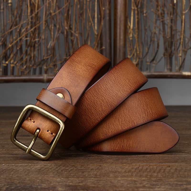 Herren Freizeitjacke Weicher Rindsledergürtel