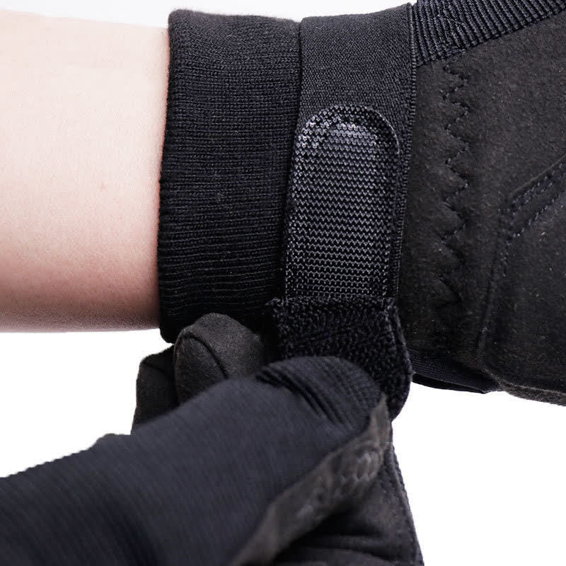 Outdoor-Bergsteigen Vollfinger Schwarze Taktische Handschuhe