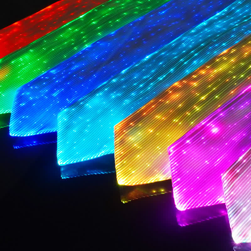 Futuristische leuchtende Faseroptik leuchtende Krawatte
