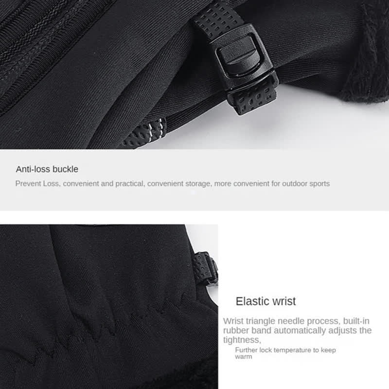 Outdoor-Radsport-wasserdichte-Reißverschluss-Taktische-Handschuhe