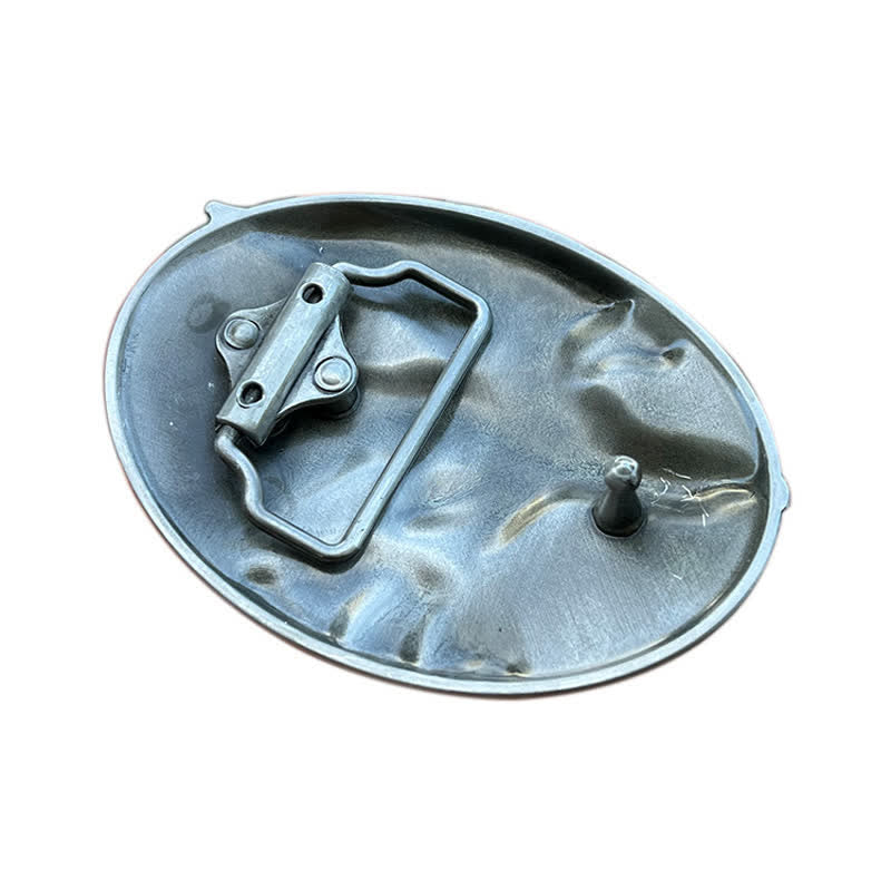 Herren DIY Eagle auf Stone Schnalle Ledergürtel