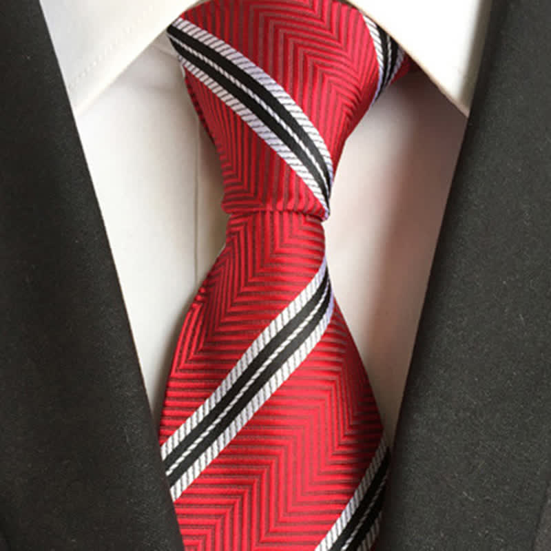 Moderne Business-Krawatte für Herren im Karo-Look