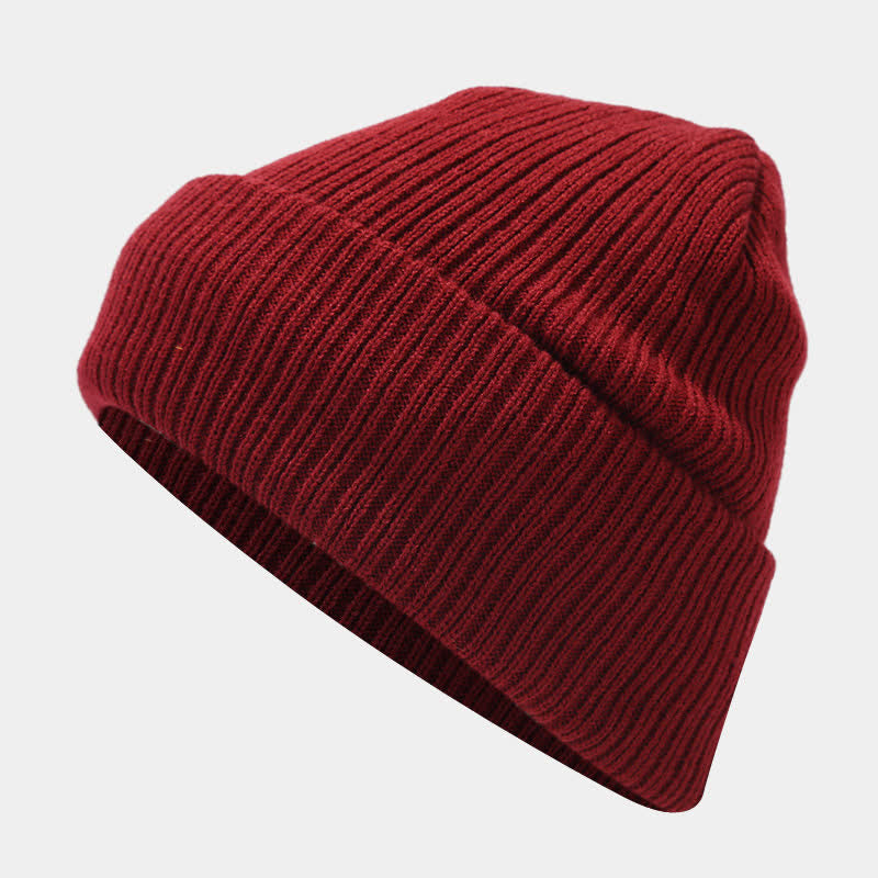 3-tlg. Unisex Solid Color Twill Mütze Schal Handschuhe Set