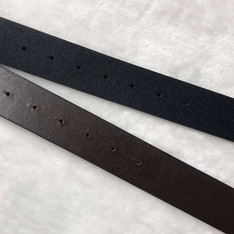 Antiker Männer-Langhorn-Bullengürtel aus Leder